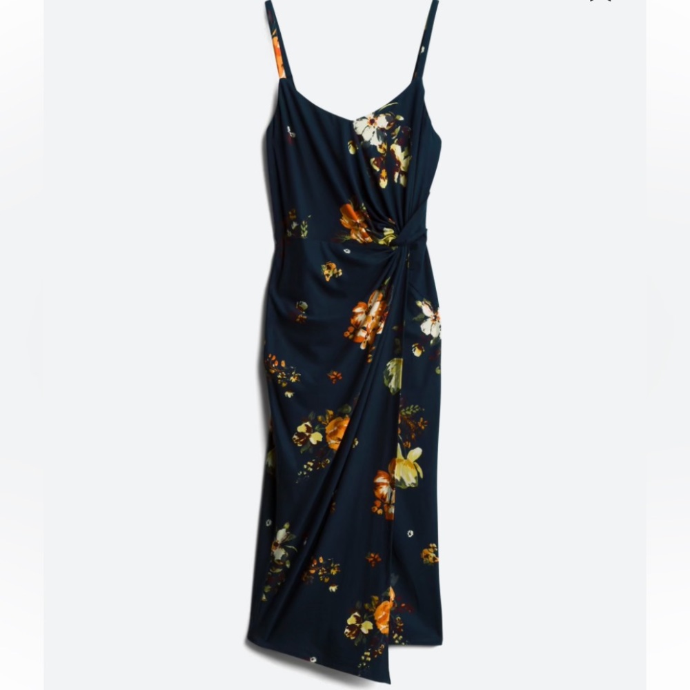 Nine Britton Blue Flower Dress Size Medium